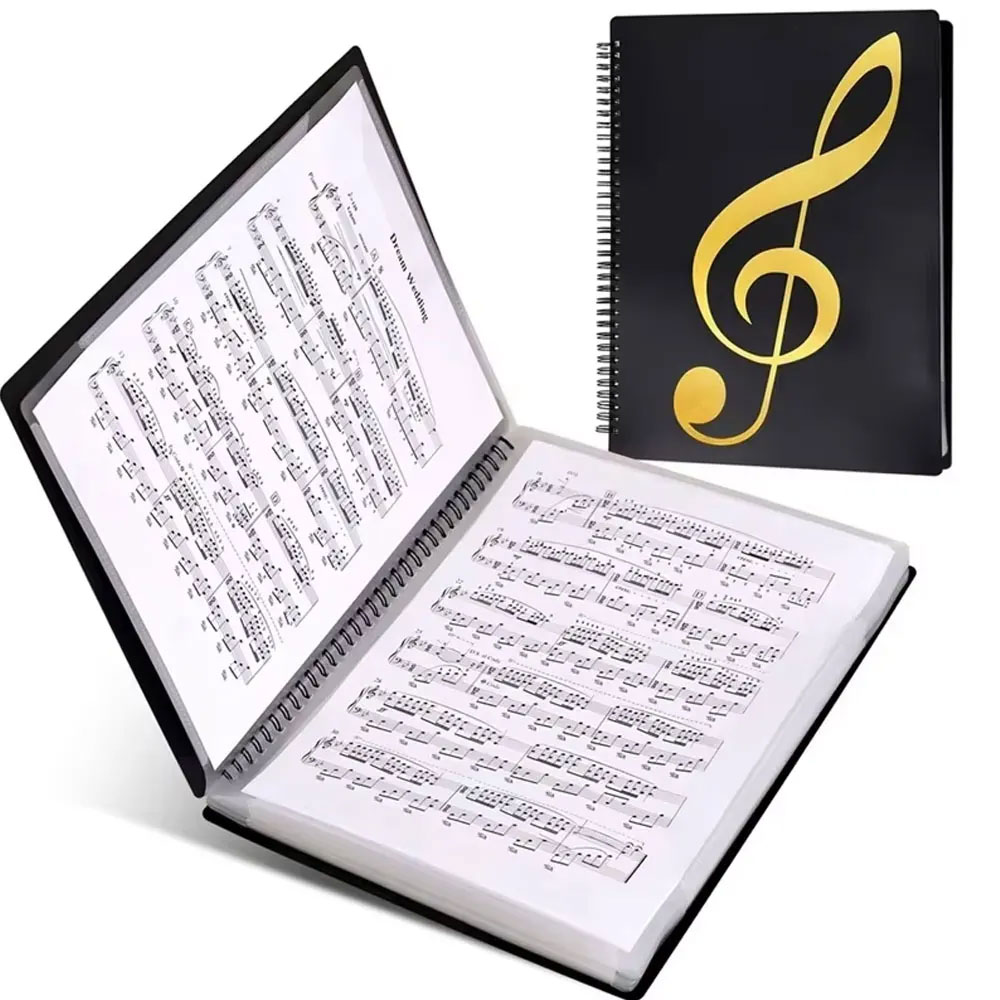 Blank Sheet Music Notebook - 유연한 40 페이지 피아노 음악 점수
