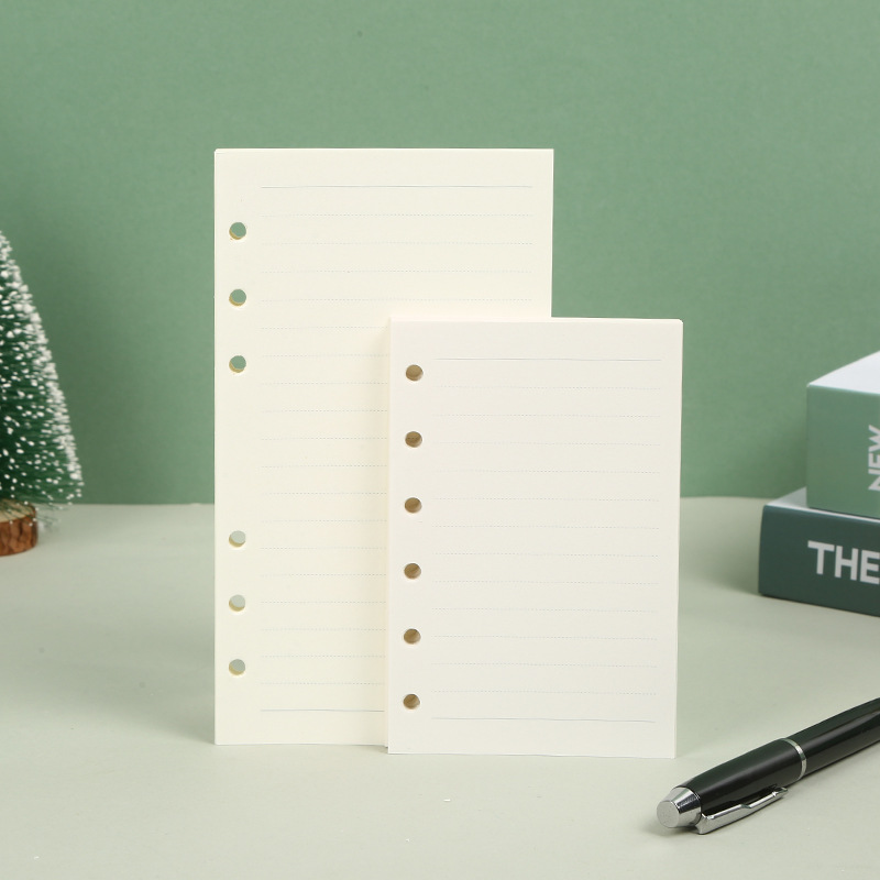 A5 Spiral Dotted Grid Notebook - A5 A6 A7 루스 리프 노트