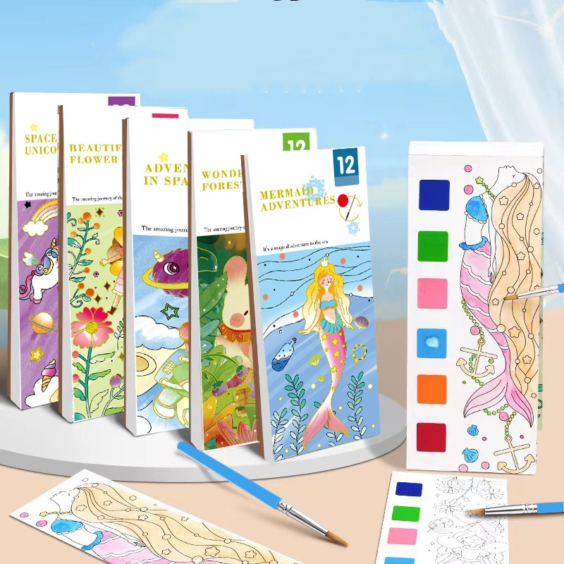 Reusable Water Magic Coloring Book - 어린이를 위한 Bview Art Magic 물
