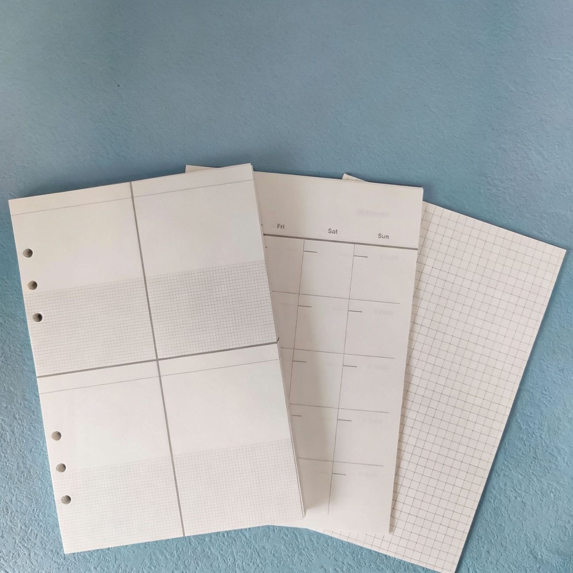 A5 Spiral Dotted Grid Notebook - A5 A6 A7 블랙 크래프트 화이트