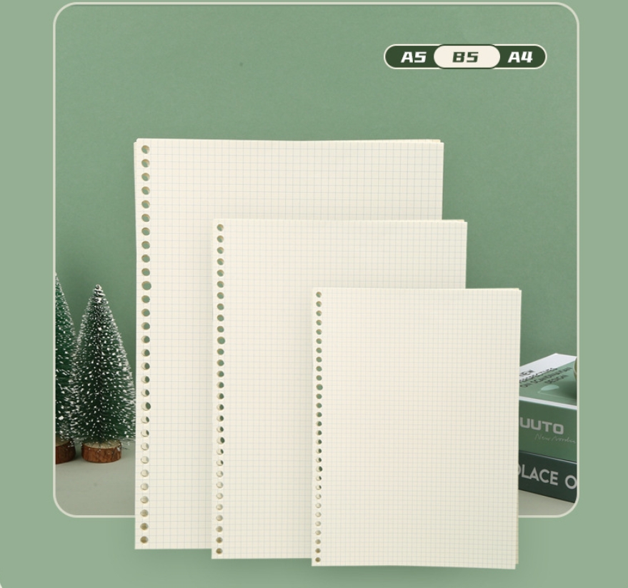A5 Spiral Dotted Grid Notebook - A5 B5 라인 그리드 20 홀