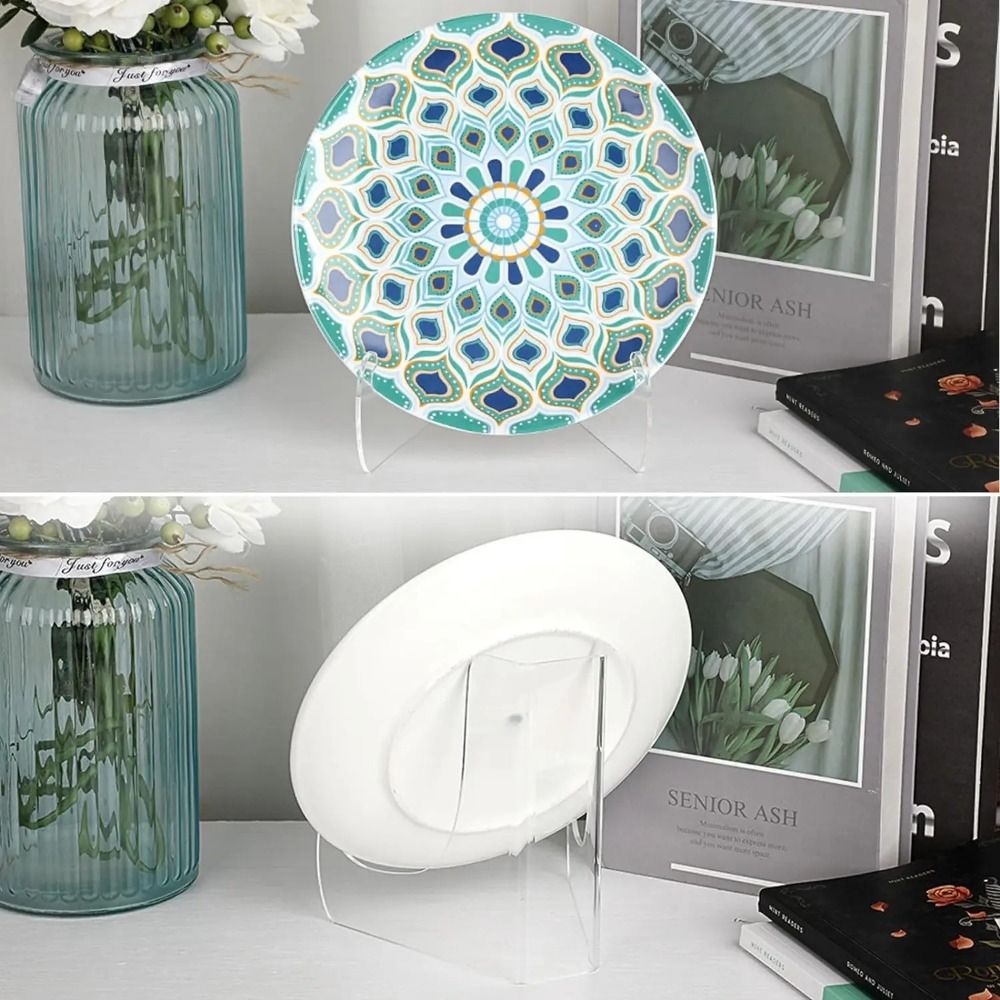 Clear Acrylic Book Stand Holder - 태블릿 홀더 아크릴 플랫 플레이트 스탠드