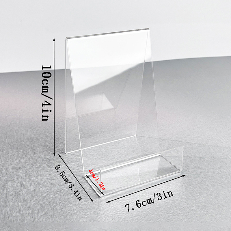 Clear Acrylic Book Stand Holder - 책 전시용 아크릴 책꽂이 만화책 프레임