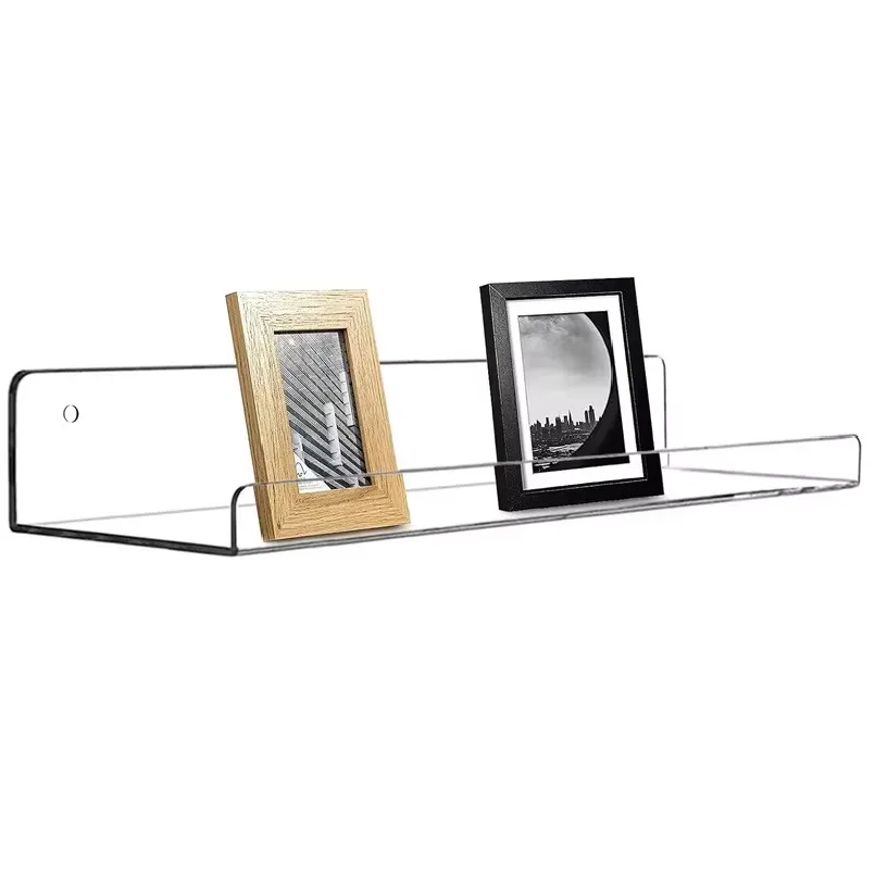 2피스 투명 아크릴 수납 랙 벽걸이 책꽂이 플로팅 선반 - Clear Acrylic Book Stand Holder 리뷰 및 가격