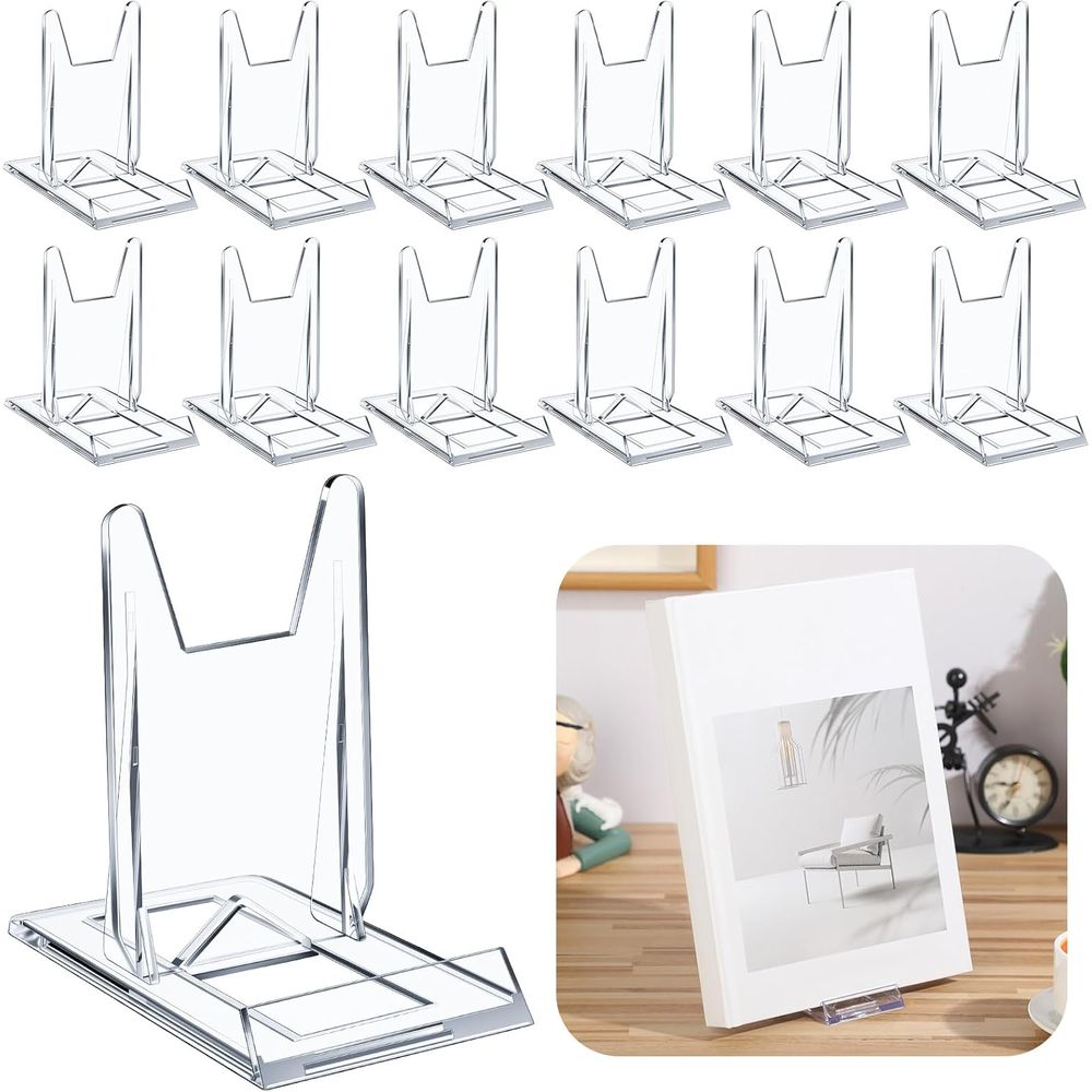 조절 가능한 투명 아크릴 책꽂이 디스플레이 홀더, 수집 - Clear Acrylic Book Stand Holder 리뷰 및 가격