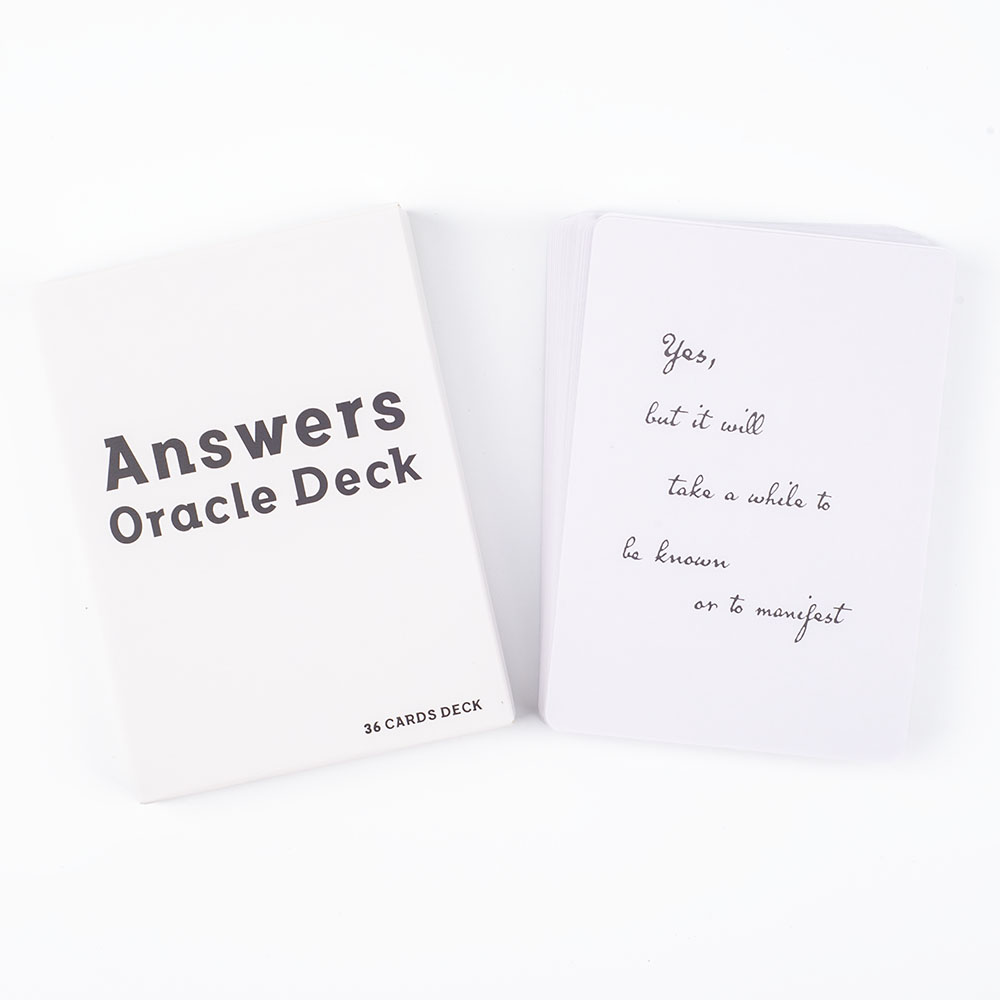 답변 오라클 데크 36 카드 메시지 키워드 및 의미 가 - Tarot Deck With Guidebook 리뷰 및 가격