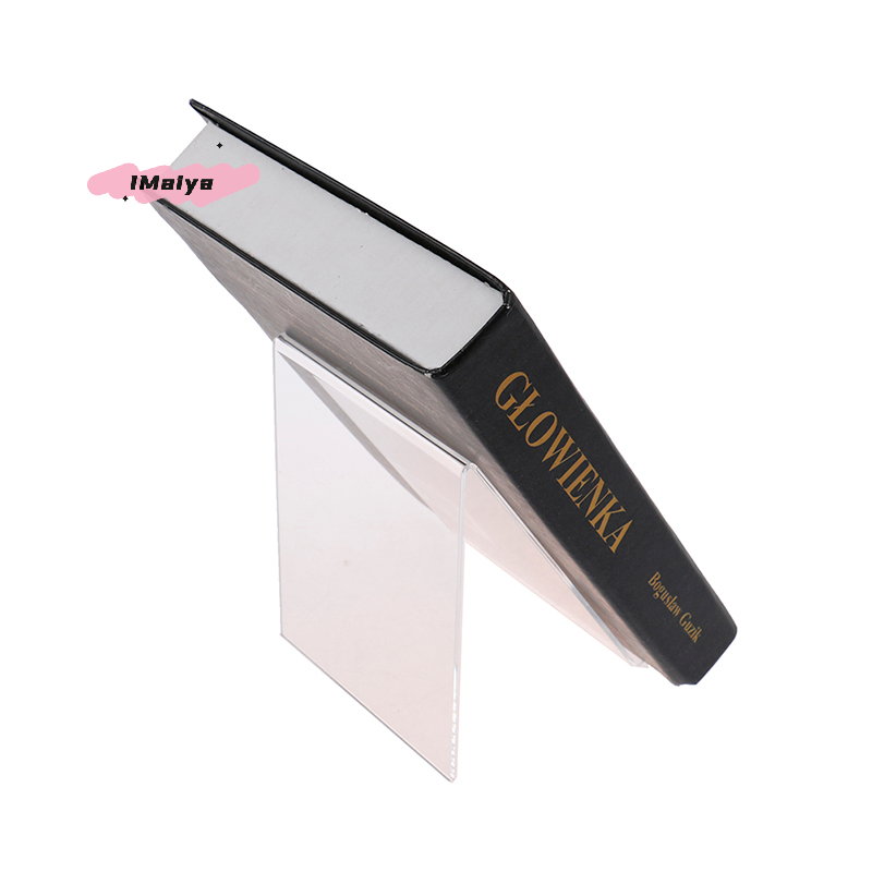 M-1pcs 사진 앨범, 책, 악보, 예술 작품, CD - Clear Acrylic Book Stand Holder 리뷰 및 가격
