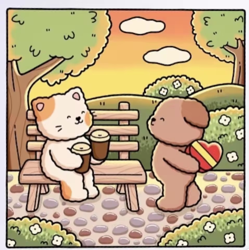 FUZZY IN LOVE 성인을 위한 대담하고 쉬운 패 - Adult Coloring Book Stress Relief 리뷰 및 가격