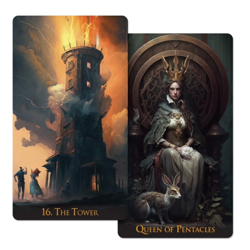 이상한 세계 타로 카드 덱, 인디 타로, 78 장, 1 - Tarot Deck With Guidebook 리뷰 및 가격