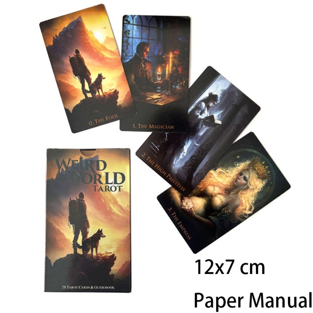 이상한 세계 타로 카드 덱, 인디 타로, 78 장, 1 - Tarot Deck With Guidebook 리뷰 및 가격