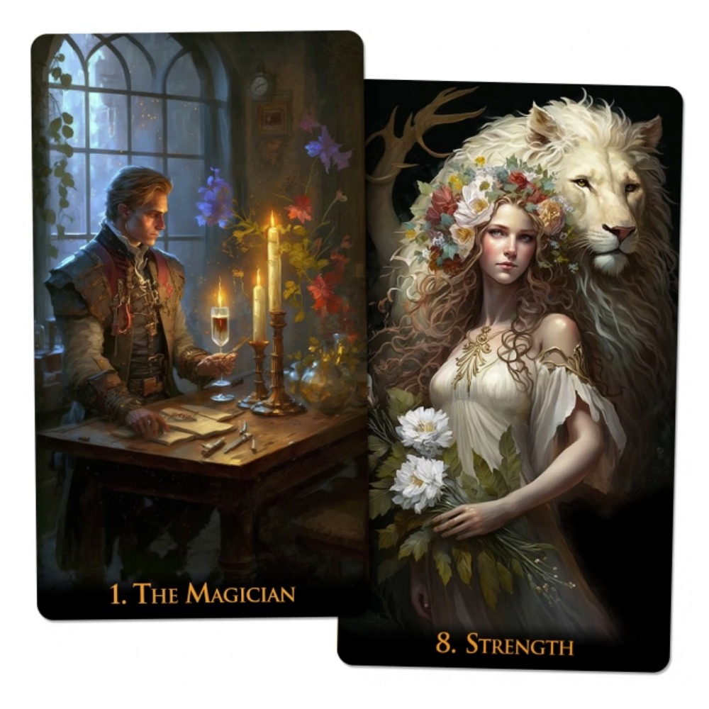이상한 세계 타로 카드 덱, 인디 타로, 78 장, 1 - Tarot Deck With Guidebook 리뷰 및 가격
