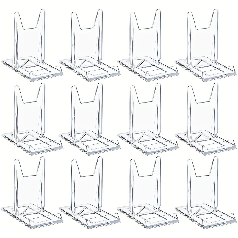 5/12pcs 투명 아크릴 디스플레이 스탠드 작은 조절 - Clear Acrylic Book Stand Holder 리뷰 및 가격