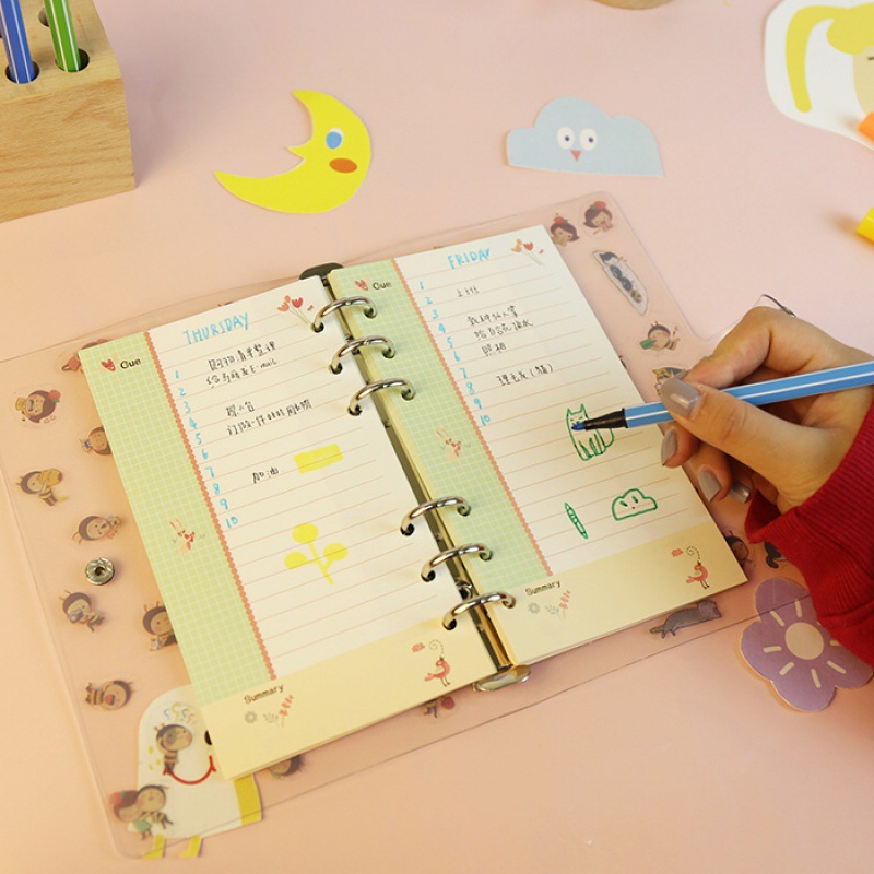 Kawayi A5 A6 루스 리프 노트 리필 나선형 바 - A5 Spiral Dotted Grid Notebook 리뷰 및 가격