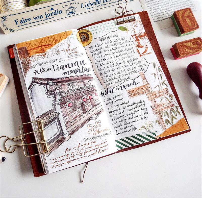 레트로 가죽 커버 노트북, 휴대용 저널, 여행 일기,  - Vintage Leather Journal Notebook 리뷰 및 가격