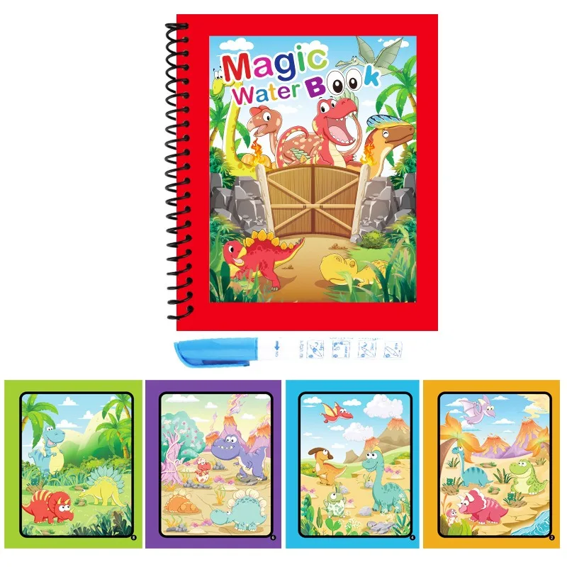 1Pc 재사용 가능한 마법의 물 책 어린이 선물 컬러  - Reusable Water Magic Coloring Book 리뷰 및 가격