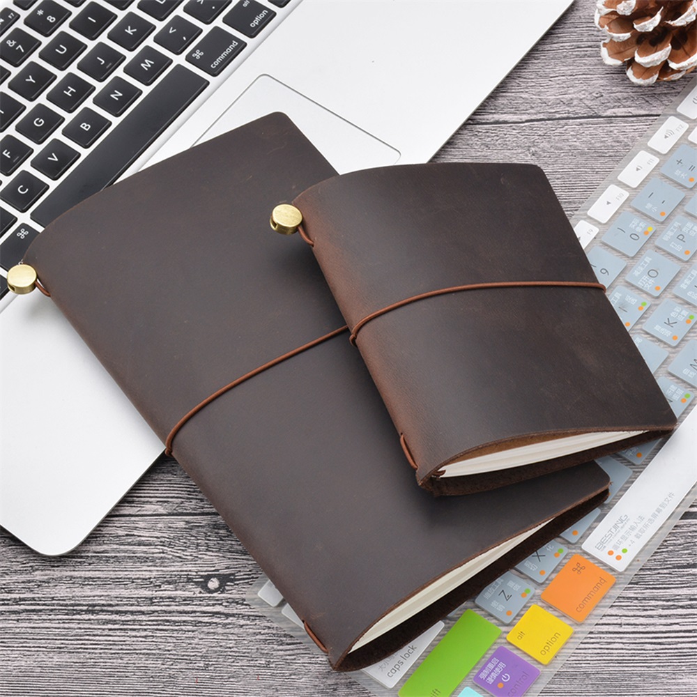 정품 가죽 여행자 노트 DIY 저널 8 색 레트로 일기 - Vintage Leather Journal Notebook 리뷰 및 가격