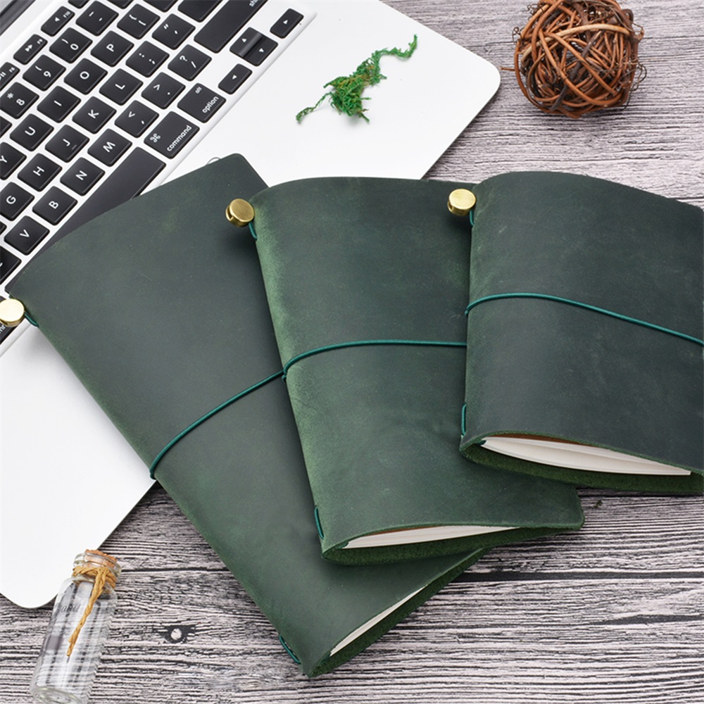 정품 가죽 여행자 노트 DIY 저널 8 색 레트로 일기 - Vintage Leather Journal Notebook 리뷰 및 가격