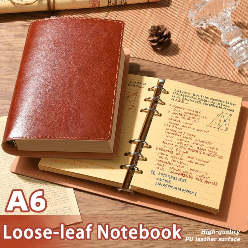 새로운 A5/A6 노트북 루즈리프 PU 가죽 여행 저널 - Vintage Leather Journal Notebook 리뷰 및 가격