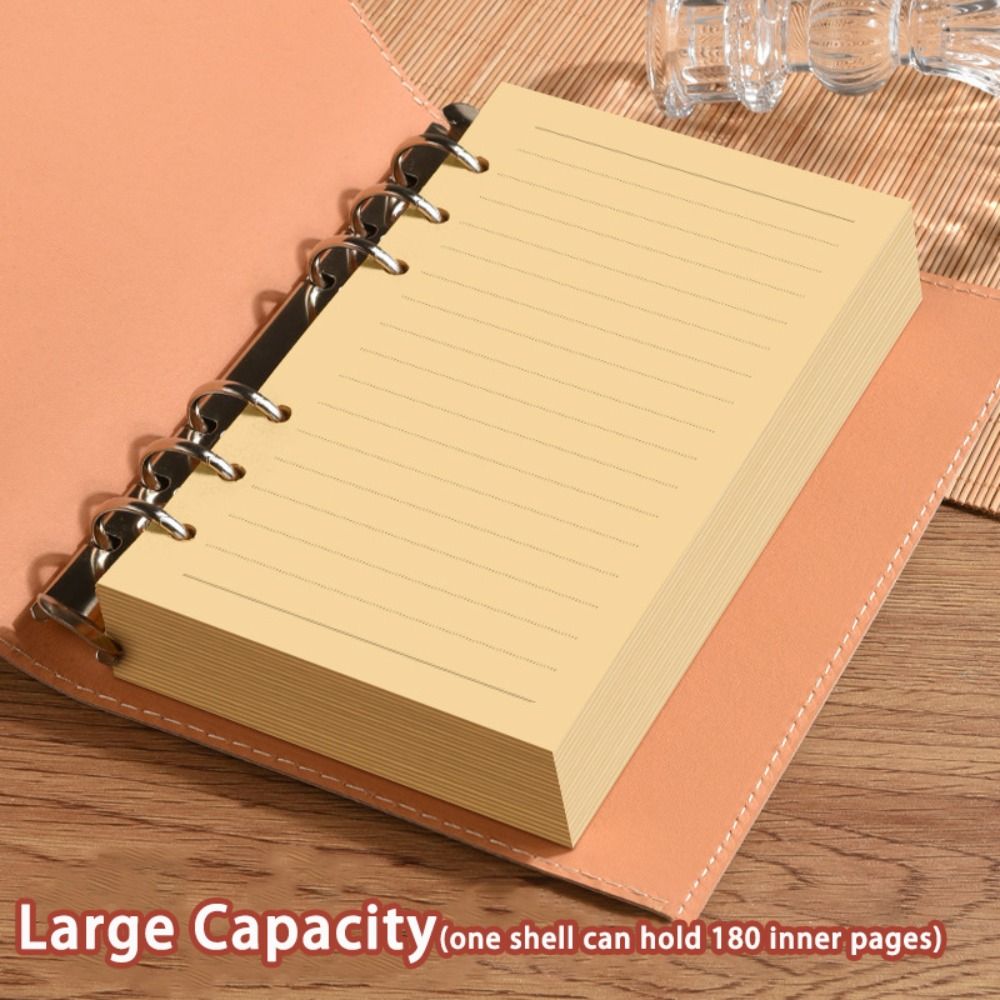 새로운 A5/A6 노트북 루즈리프 PU 가죽 여행 저널 - Vintage Leather Journal Notebook 리뷰 및 가격