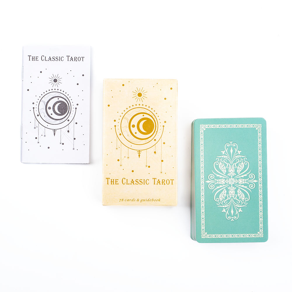 초보자를 위한 클래식 타로 보드 게임 78Pcs 10. - Tarot Deck With Guidebook 리뷰 및 가격