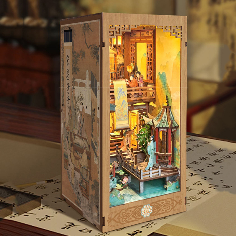 DIY 나무 책꽂이 선반 삽입 키트 송나라 북엔드 미니 - Diy Wooden Book Nook Kit Shelf Insert 리뷰 및 가격