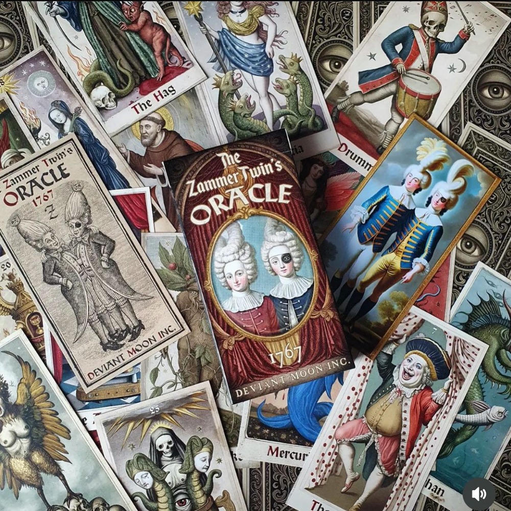 6*12cm The Zammer Twins 1판 오라클 - Tarot Deck With Guidebook 리뷰 및 가격