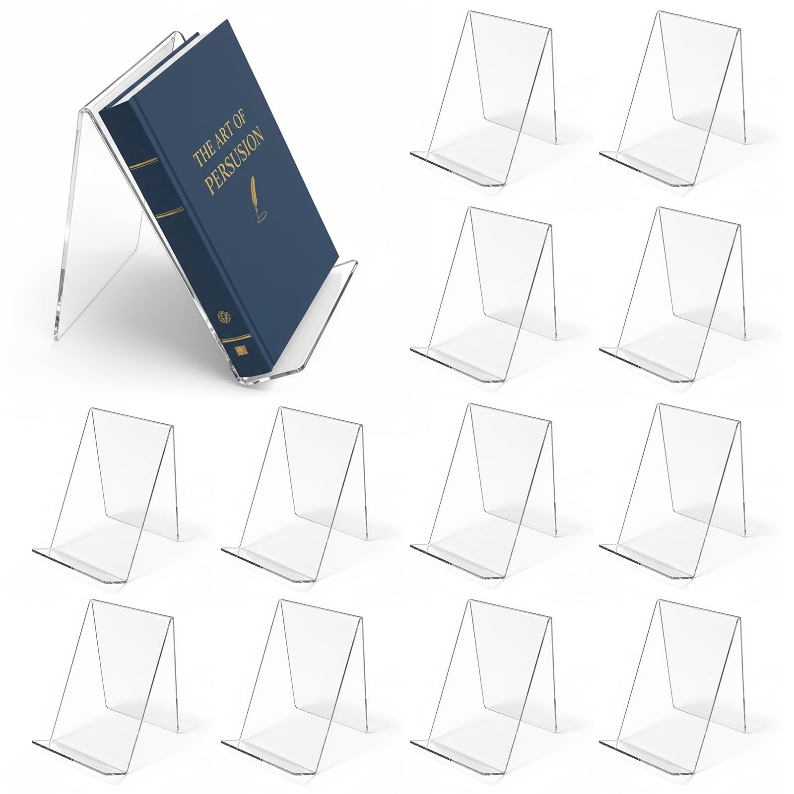 12개 아크릴 책꽂이, 투명 책 전시용 이젤, 책, 사 - Clear Acrylic Book Stand Holder 리뷰 및 가격