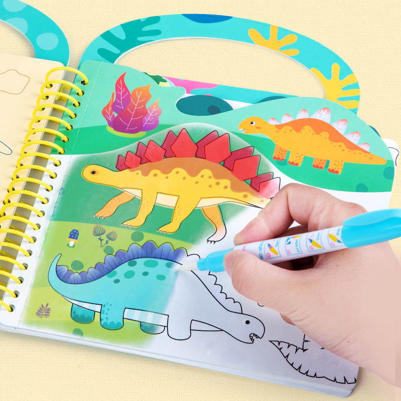 아이들을위한 마법의 물 그림 책 재사용 가능한 DIY  - Reusable Water Magic Coloring Book 리뷰 및 가격