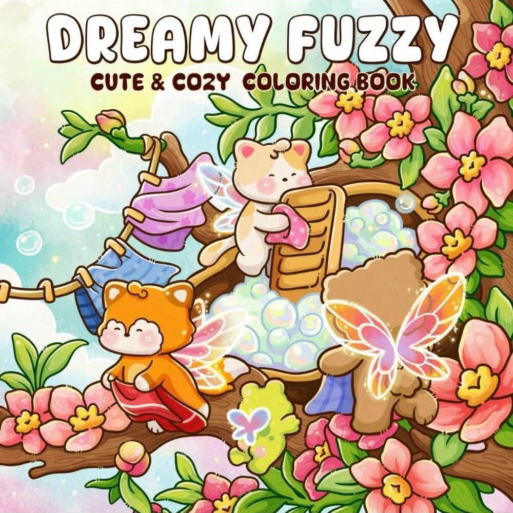 성인을 위한 꿈같고 푹신하고 귀엽고 아늑한 색칠책 귀여 - Adult Coloring Book Stress Relief 리뷰 및 가격